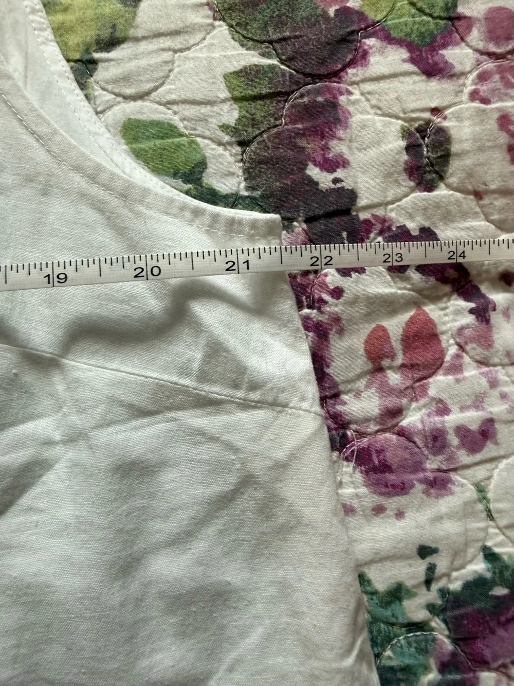 J. Crew White Sleeveless Button-Front Linen Blend Tank
